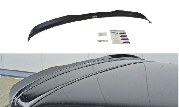 Spoiler Extension CAP Maxton Design Gloss Black ABS For Fiat Punto Evo  Abarth