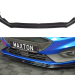 Front Splitter V.5 Ford Fiesta MK8 ST / ST-Line-Carbon Look - Maxton Design  Netherlands